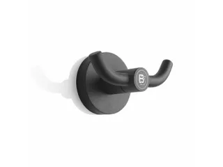 Kledinghaak Blacksatino 2 haaks zwart 332120 - 1