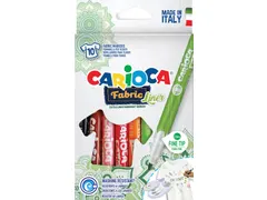 Carcioca Textielstift Fabricliner, Doos à 10 Stuks Assorti