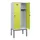 schoollocker,HxBxD 1950x800x500mm,2vak,vak B 400mm,draaigrendel
