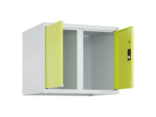 opzetkast,v. locker,2vak.,vak B 300mm,HxBxD 500x600x500mm,vleugeldeur - 2