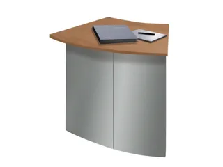 Balieprogramma Genua Aanbouwelement Staal 720x1265x800mm Beuken Decor - 1