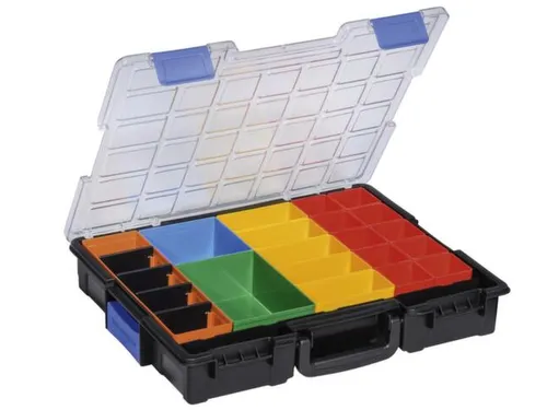 Assortimentskoffer,type 2,HxBxD 76x440x335mm,kunststof,koffer zwart
