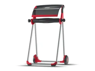 Tork 652008 W1 Performance mobiele Vloerstandaard Grijs/Rood - 1