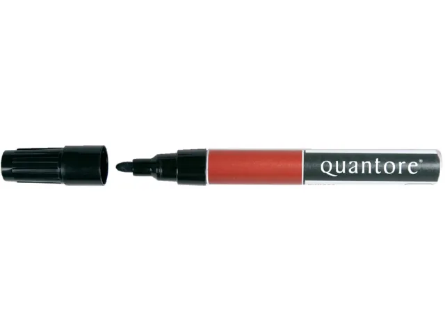 Quantore Permanent marker rond 1-1.5mm zwart