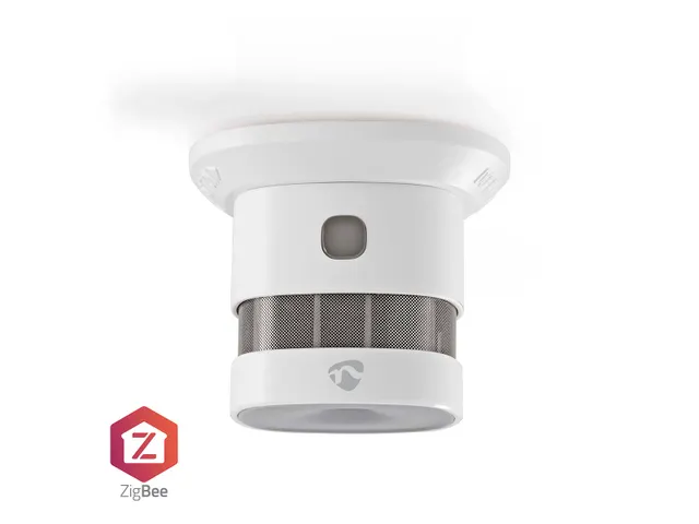 Rookmelder Nedis Zigbee 3.0 Wifi 10 jaar wit