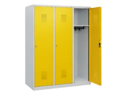 schoollocker,HxBxD 1530x1200x500mm,3vak,vak B 400mm,cil.-slot
