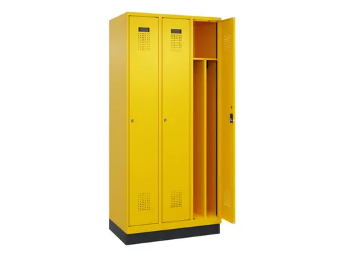 locker voor scheiding van kleding,HxBxD 1950x900x500mm,3vak