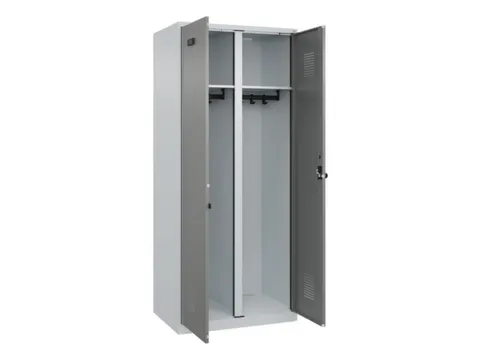 locker voor scheiding van kleding,HxBxD 1850x800x500mm,2vak