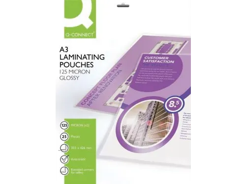 Lamineerhoes A3 Glanzend 303x426mm 2x125 Micron Pak 25 stuks