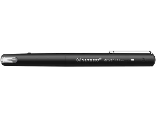 Fineliner STABILO dr!ver Fijne punt 0.4 mm Zwart
