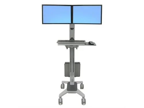 Computertrolley Neo-Flex Dual Wideview Workspace