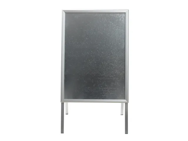 Europel Stoepbord Economy A1 32 mm zilver