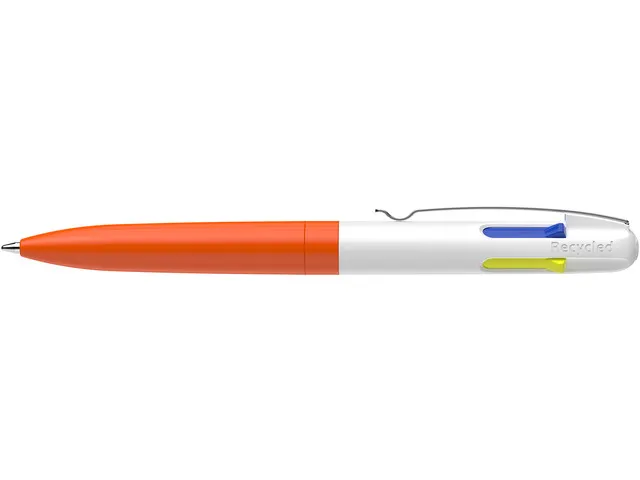Balpen Schneider Take 4 Neon oranje/wit