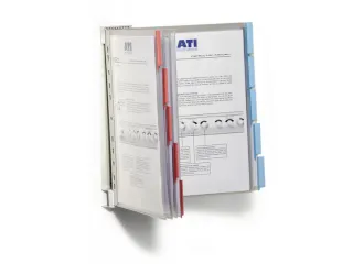 Wandhouder A4 Display Systeem Wall 5691 met 10 zichtpanelen - 1
