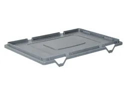 Stolpdeksel Voor Euronorm Draaistapelbak 600x400mm Grijs