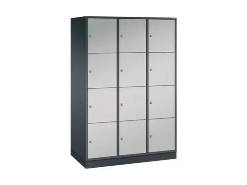 grootvolume-lockersysteem,HxBxD 1950x1220x600mm,3x4vakken,cil.-slot