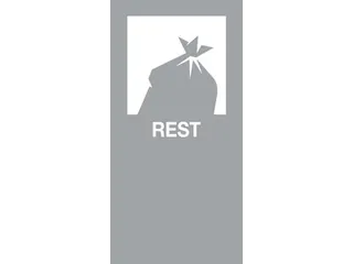 Magneetsticker REST Grijs - 2