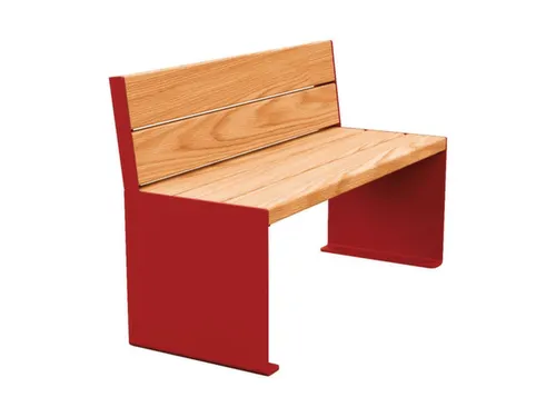 zitbank,B 1200mm,3latten,hout-zitting licht eikenhout,zitting H 450mm
