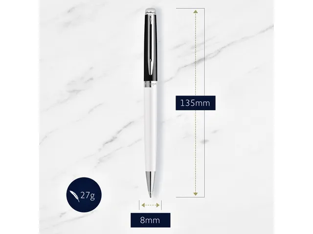 Balpen Waterman Hémisphère Colour Blocking black en white CT medium