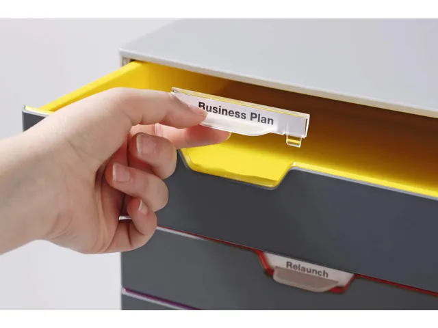 Ladenbox Durable Varicolor 4 laden grijs