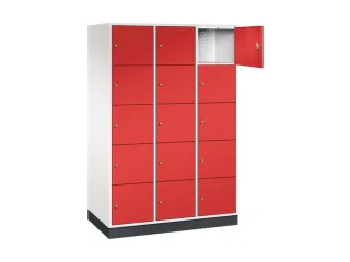 grootvolume-lockersysteem,HxBxD 1950x1220x600mm,3x5vakken,cil.-slot - 1