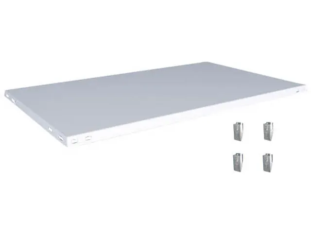 legbord,v. magazijnstelling,BxD 1300x800mm,vakl. 190kg,staal,RAL7035