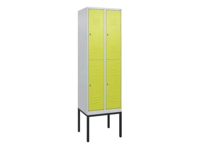 dubbeldekse locker,HxBxD 2120x600x500mm,2x2vak.,vak B 300mm