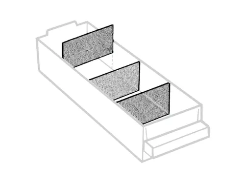 Diepteverdelers Voor Magazijnunit Hxb 50X80Mm