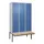 locker met bank,HxBxD 2120x1200x815mm,3vak,vak B 400mm,cil.-slot