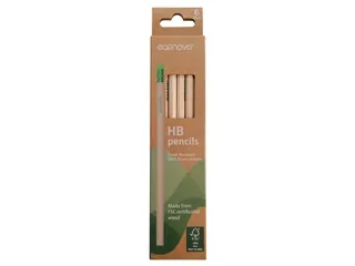 Potlood Econovo HB met gumtop blister à 6 stuks - 1