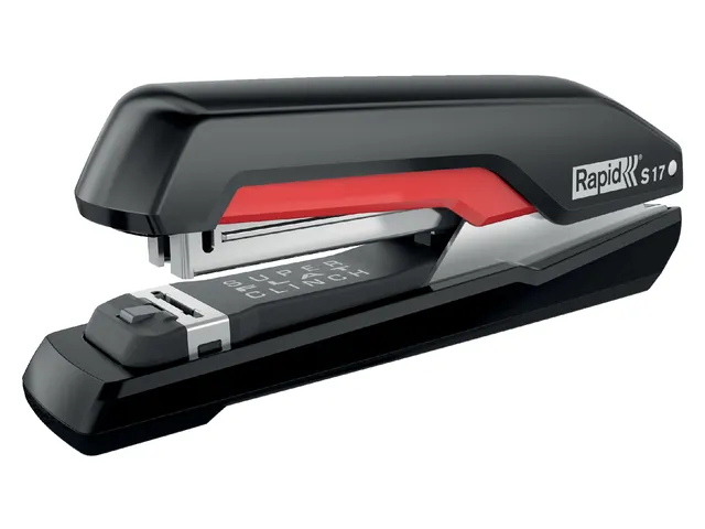 Nietmachine Rapid S17 Fullstrip 30vel 24/6 zwart/rood