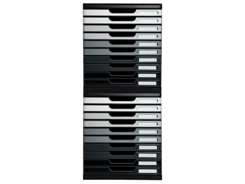 Ladenbox Modulo A4 10 Gesloten Laden Ecoblack Grijs