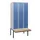 locker met bank,HxBxD 1950x900x815mm,3vak,vak B 300mm,cil.-slot