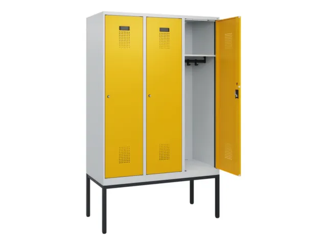 schoollocker,HxBxD 1950x1200x500mm,3vak,vak B 400mm,cil.-slot