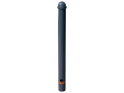 Trottoirpaal 900mmØ76mm Met Halve Kogel-kap Uitneembaar/Afsluitbaar