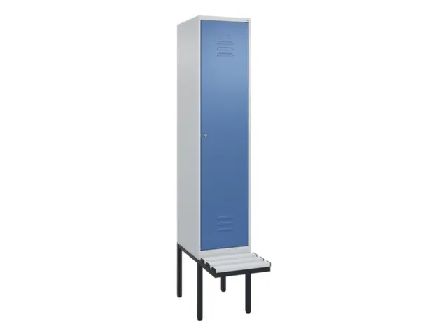 locker met bank,HxBxD 2120x400x815mm,1vak,vak B 400mm,cil.-slot