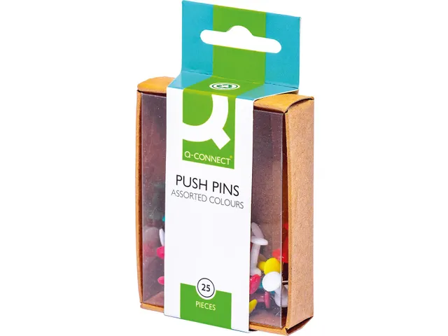Prikbordspelden Push Pins 25 Stuks Assorti