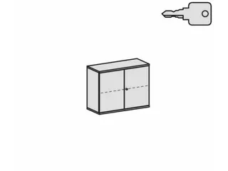 Kantoorkast 770x1000x430mm Decor Romp Esdoorn Decor Front Lichtgrijs - 11