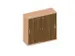 Schuifdeurkast 1150x1200x430mm Romp Beuken Decor Front Noten