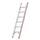 ladder,eenzijdig,6,verstevigde treden,balk L 1,72m,aluminium