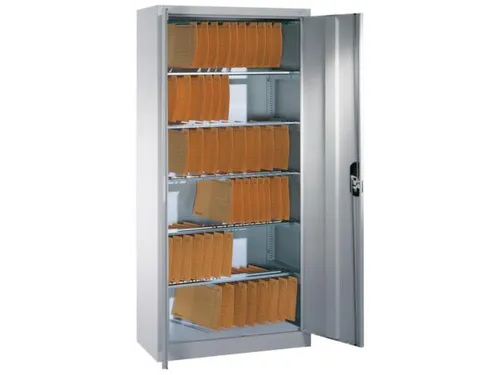 Hangmappenkast 1950x930x400mm 6 Hangmappenrails Ral7035