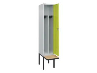 locker voor scheiding van kleding,HxBxD 2120x400x815mm,1vak - 2