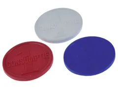 Consumptiemunt Combicraft rood 750 stuks