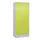 Z-garderobekast,HxBxD 1950x800x500mm,vak B 200/400mm,cil.-slot,sokkel
