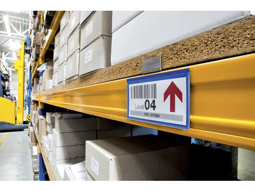 Documenthoes Durable magnetisch 150x67mm blauw 50 stuks