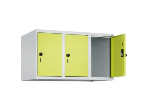 opzetkast,v. locker,3vak.,vak B 300mm,HxBxD 500x900x500mm,draaigrendel