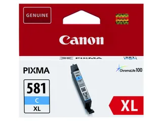 Inktcartridge Canon CLI-581XL Cyaan HC - 2