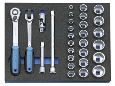 2005 CT2-D 19 Dopsleutelassortiment 1/2 inch in controlegereedschapmod