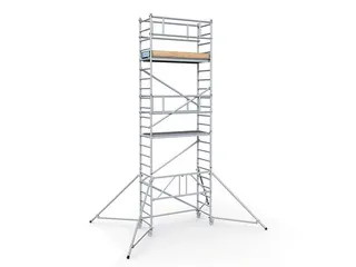 klapsteiger,platform BxD 1800x720mm,steiger H 4,55m,aluminium - 1