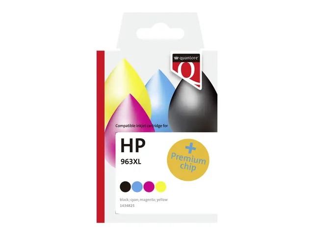 Cartouche d'encre Quantore aternative pour HP 963XL 3YP35AEHC noir+3cl